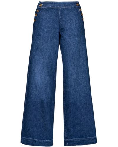 ONLY Flare / Wide Jeans Onlmadison - Blue