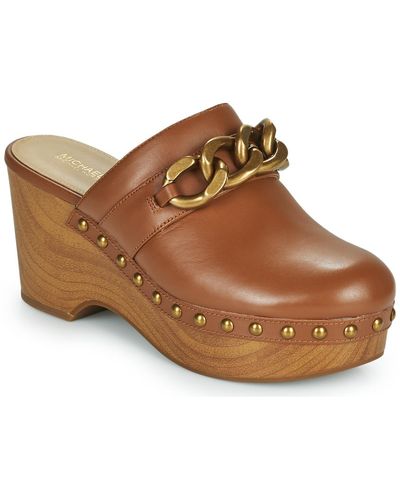 MICHAEL Michael Kors Scarlett Clog Clogs (shoes) - Brown