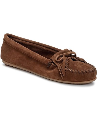 Minnetonka Kilty Loafers / Casual Shoes - Brown