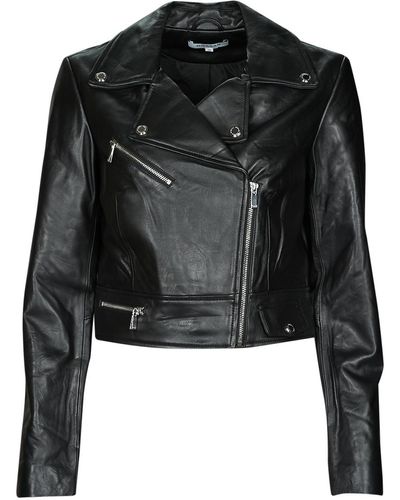 Morgan Leather Jacket Gcuir - Black