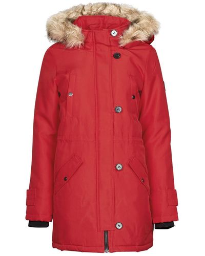 Vero Moda Vmstorm Parka - Red