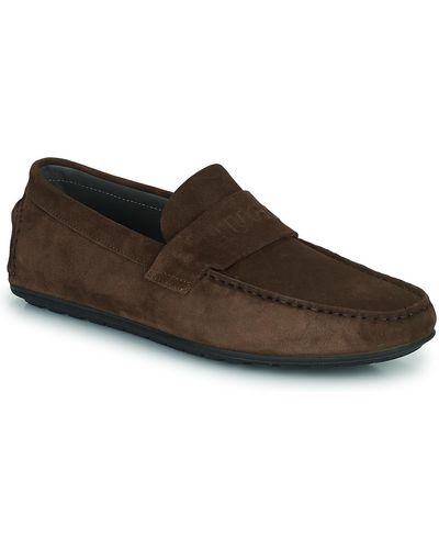HUGO Dandy_mocc_sdpe Loafers / Casual Shoes - Brown
