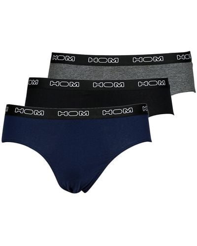 Hom Underpants / Brief Boxerlines X3 - Blue