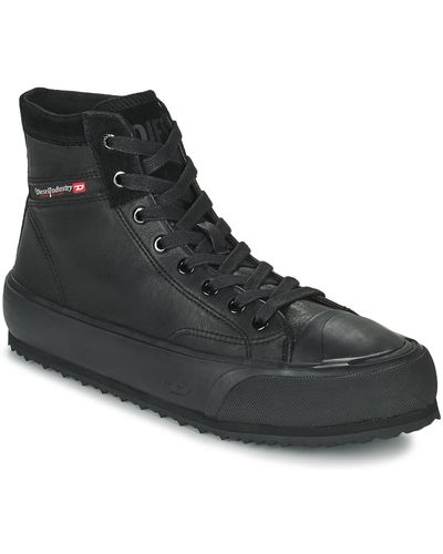 DIESEL S-principia Mid Shoes (high-top Trainers) - Black