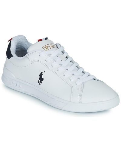 Polo Ralph Lauren Hrt Ct Ii-sneakers-low Top Lace Shoes (trainers) - Blue