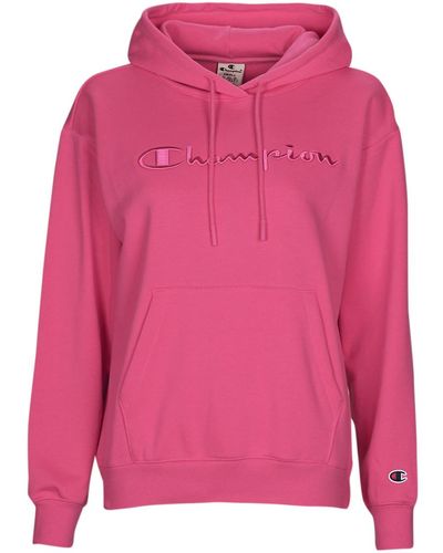 Champion Sweatshirt Hooded Sweatshirt - Pink