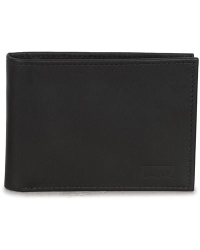 Levi's Purse Wallet Batwing Bifold Id - Black