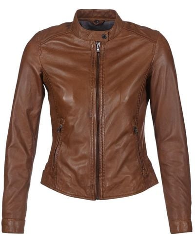 Oakwood 62578 Leather Jacket - Brown
