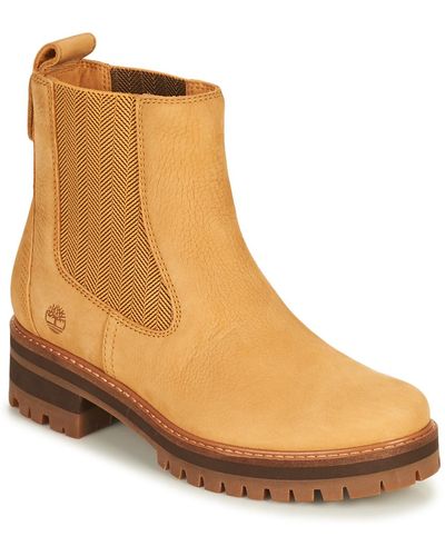 Timberland Courmayeur Valley Chelsea Mid Boots - Yellow