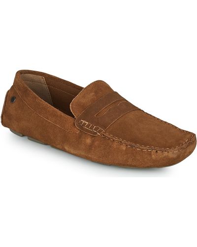 Jack & Jones Jfwjensen Suede Loafer Loafers / Casual Shoes - Brown