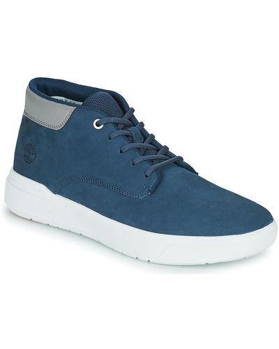 Timberland Seneca Bay Lthr Chukka Shoes (high-top Trainers) - Blue