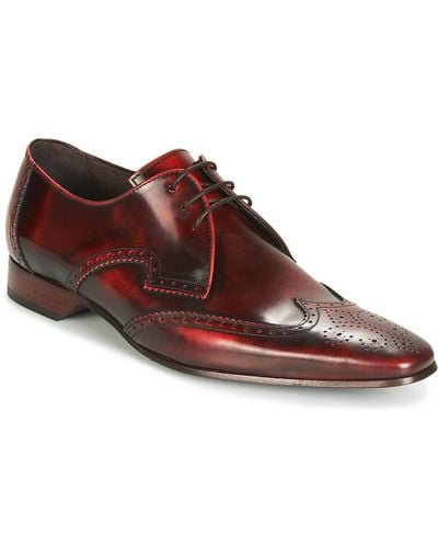 Jeffery West Escobar Wing Tip Two Tone Shoes - Red