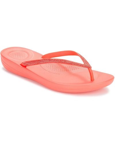 Fitflop Flip Flops / Sandals (shoes) Iqushion Sparkle - Pink