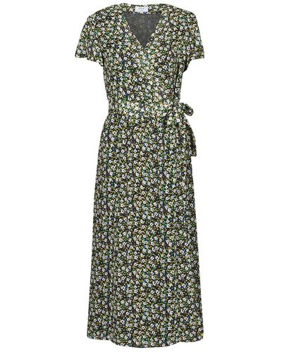 Betty London Long Dress Omadam - Green