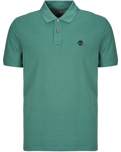 Timberland Polo Shirt Pique Short Sleeve Polo - Green