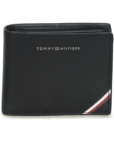 Tommy Hilfiger Purse Wallet Th Central Cc And Coin - Black