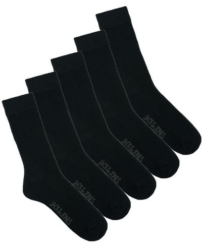 Jack & Jones Socks Jacjens Sock 5 Pack - Black