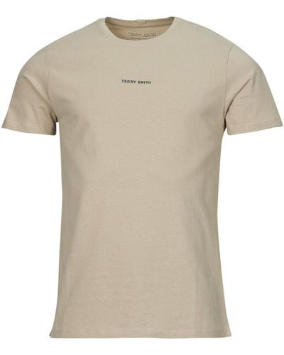 Teddy Smith T Shirt Soy 2 Mc - Natural