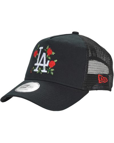KTZ Cap Flower Trucker Los Angeles Dodgers - Black