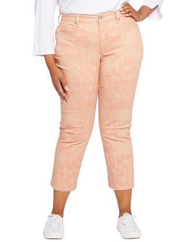 NYDJ Plus Marilyn Straight Ankle Jean - Natural
