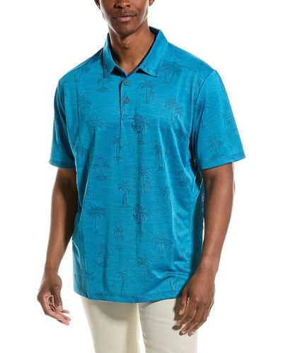 Tommy Bahama Palm Coast Palmera Polo Shirt - Blue