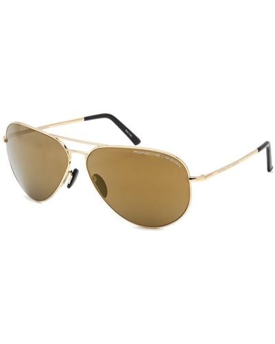 Porsche Design 8508 64mm Sunglasses - Brown