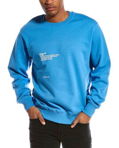 Helmut Lang Paris Crewneck Sweatshirt - Blue