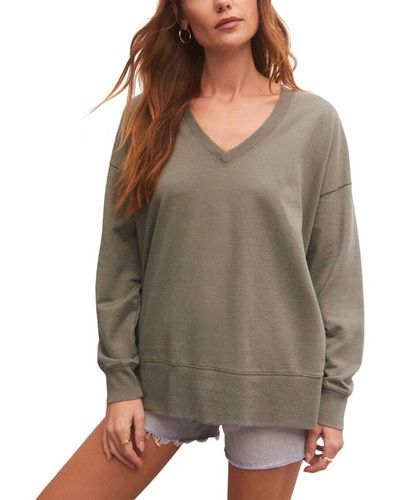 Z Supply Modern Weekender Sweater - Green