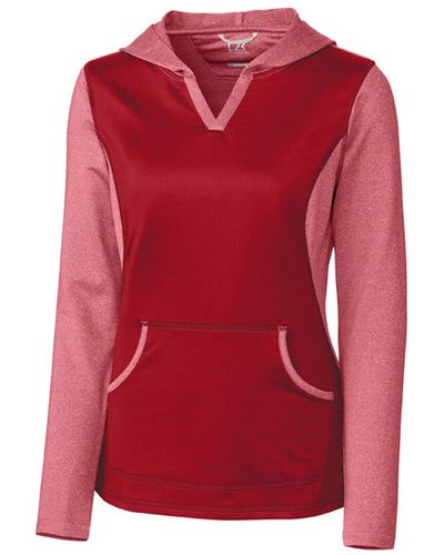 Cutter & Buck Tackle Hoodie - Red