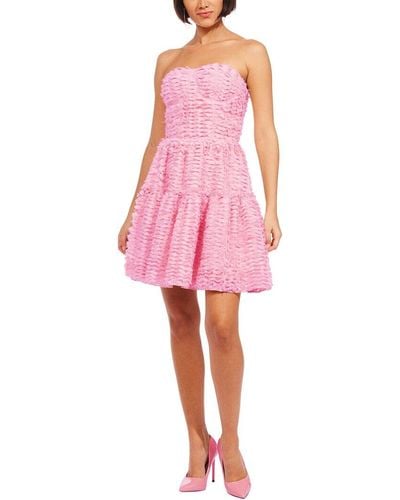 Eva Franco Cossette Mini Dress - Pink