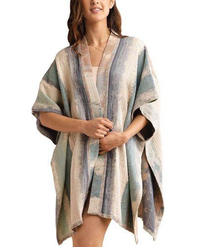 Saachi Khloe Woven Cotton Kimono - Gray