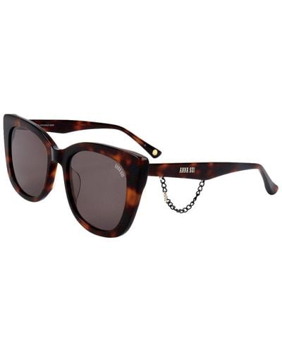 Anna Sui As2209 56mm Sunglasses - Brown