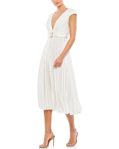 Mac Duggal A-line Gown - White