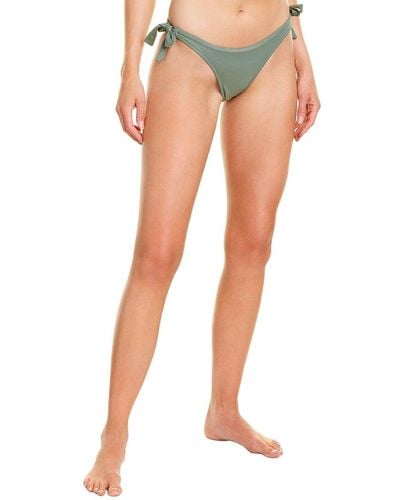 SportsIllustrated Swim Sports Illustrated Swim Sash Tie Bikini Bottom - Green