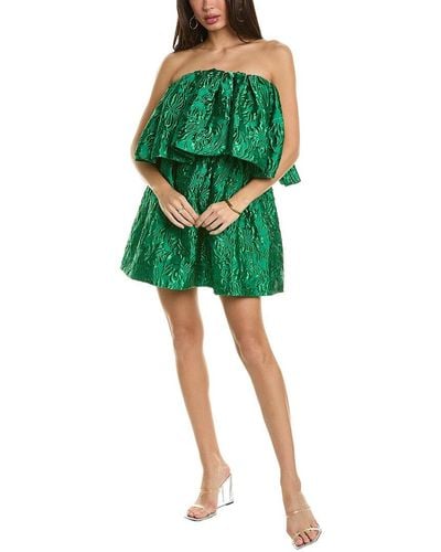 Ulla Johnson Oui Mini Dress - Green