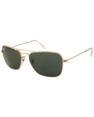 Ray-Ban Rb3136-001 58mm Sunglasses - Green