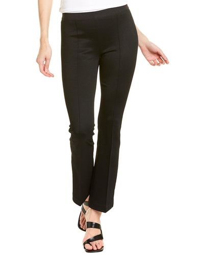 Helmut Lang Cropped Flare Rib Legging - Black