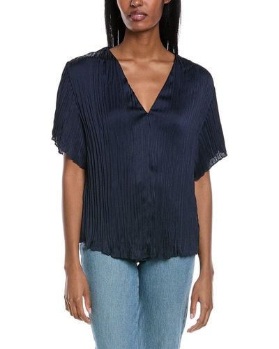 Vince Textured Top - Blue