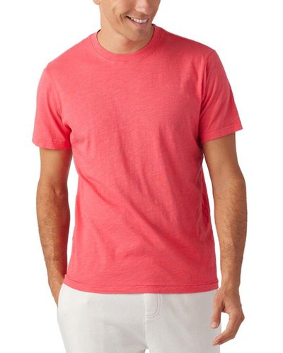 Sol Angeles Essential Slub Crew T-shirt - Red