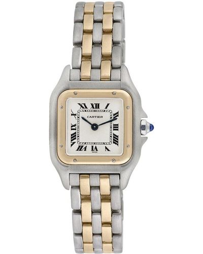 Cartier Panthere Watch, Circa 1980S (Authentic Pre-Owned) - Metallic