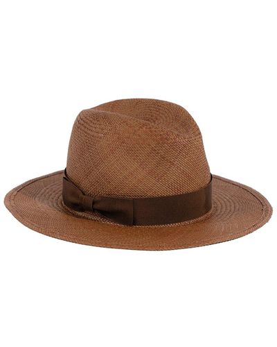 Hat Attack Panama Continental Hat - Brown