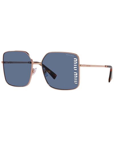 Miu Miu Mu51ys 60mm Sunglasses - Blue