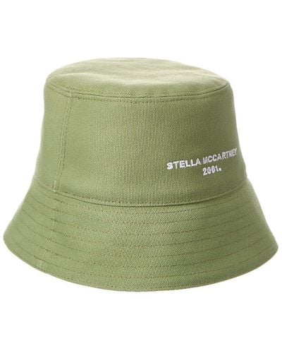 Stella McCartney Reversible Logo Bucket Hat - Green