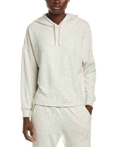 Barefoot Dreams Malibu Collection Butter Fleece Jogger Hoodie - White