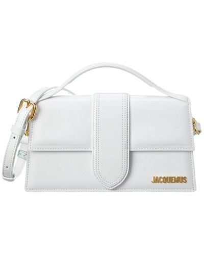 Jacquemus Le Grand Bambino Leather Shoulder Bag - White