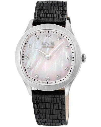 Gevril Morcote Diamond Watch - Gray