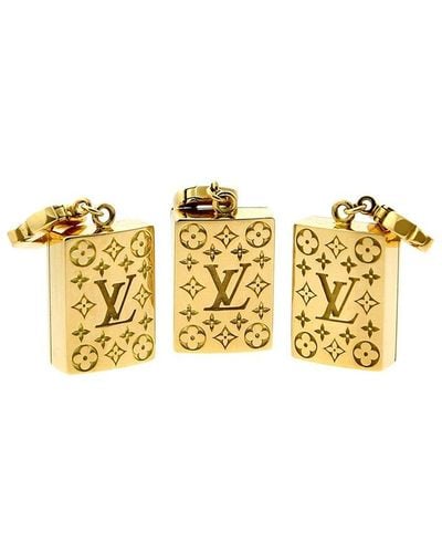 Louis Vuitton 18K Diamond Limited Edition Mahjong Tile Pendant Set (Authentic Pre-Owned) - Metallic