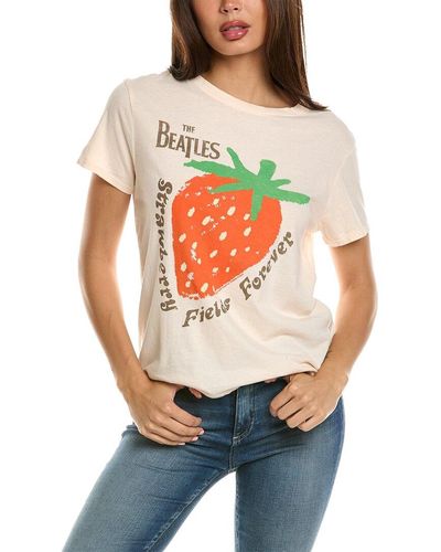 Junk Food The Beatles Strawberry Fields Forever T-shirt - Gray