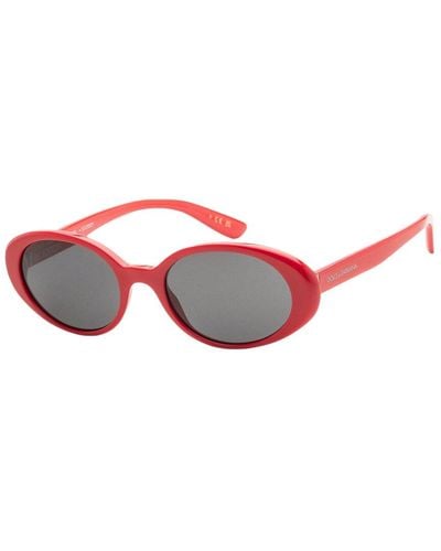 Dolce & Gabbana Dg4443 52mm Sunglasses - Red