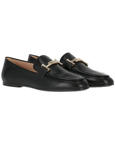 Tod's Gomma Leather Loafer - Black
